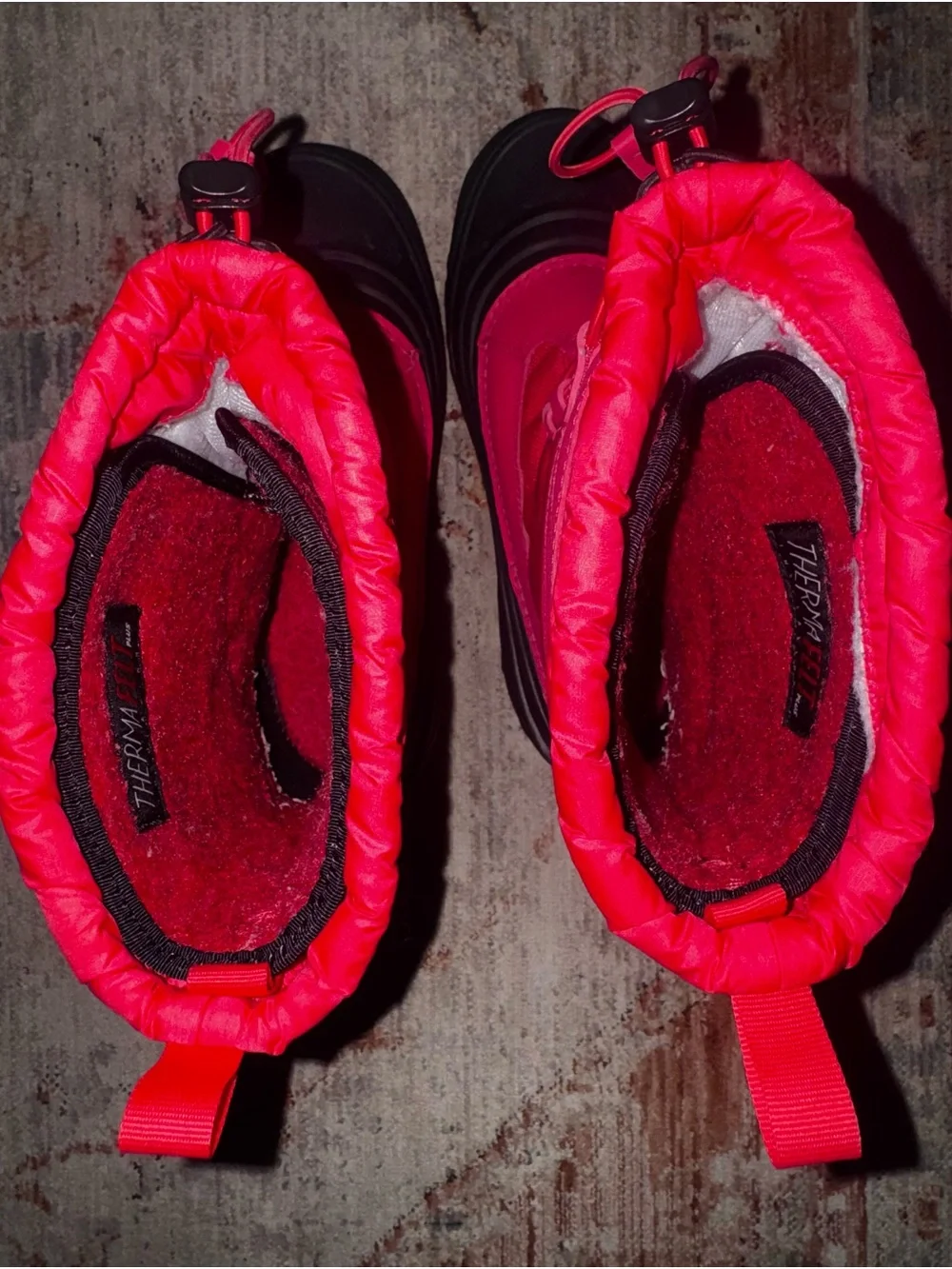 The North Face Kids Pink and Black Waterproof Snow Boots